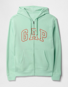 Relaxed Gap Logo Zip Hoodie