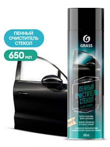 Пенный очиститель стёкол Glass cleaner (аэрозоль 650 мл)(12/1080)