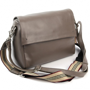 Женская кожаная сумка 85749 Хаки