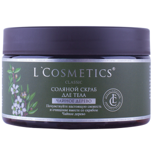 Соляной скраб для тела «чайное дерево» 310 гр