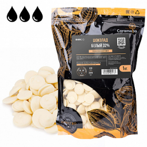 Шоколад белый 32%, Томер, 1 кг