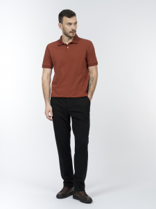 Поло из хлопкового трикотажа