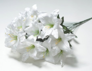 Искусственные цветы, Ветка в букете лилия 16 голов (1010237)