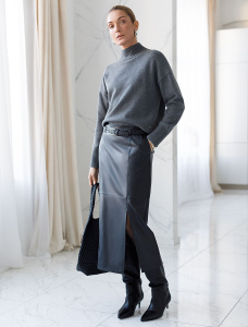 Юбка-карандаш из искусственной кожи