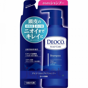 Deoco Scalp Care Shampoo Шампунь для ухода за волосами и кожей головы против неприятного запаха, со сладким цветочным ароматом, мягкая упаковка 285 мл