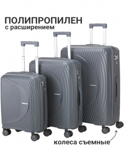 Комплект из 3-х чемоданов «FREEDOM»