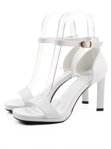 08-A78F-620D WHITE Босоножки женские (натуральная кожа)