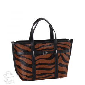 Сумка женская кожаная 3626VG zebra Vitelli Grassi