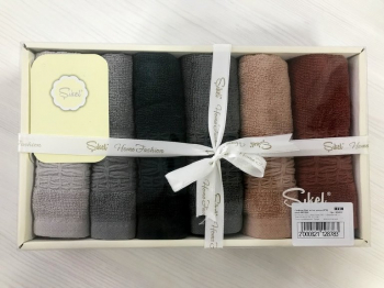 Набор салфеток EFOR (Sikel) из 6 шт хлопок (30*50) махра IMPERIAL