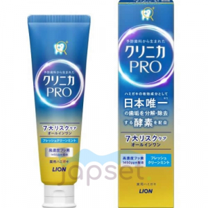 Lion Clinica Pro All-in-one Fresh Clean Mint Зубная паста комплексного действия, с энзимами, со вкусом освежающей мяты, 95 гр