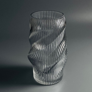 200-176 Декоративная ваза для цветов 24,5см в под.уп.(х8)Стекло