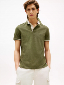 Regular Fit Two-Tone Collar Polo
