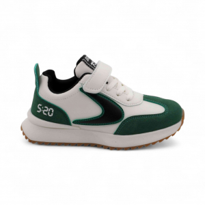 Кроссовки А763-7 бело зеленые