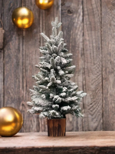 Ёлка искусственная с гирляндой 90см (3584)