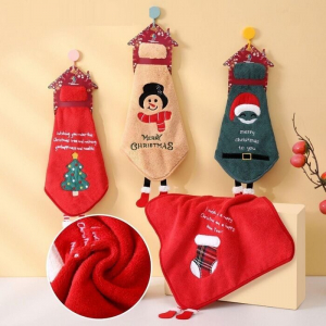 Детское полотенце с держателем из микрофибры 