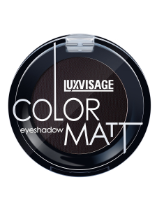 Тени для век COLOR MATT LUXVISAGE черный тон 15 Deep Black матовые