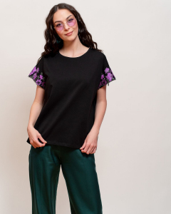 Футболка с декоративной отделкой 07.5
