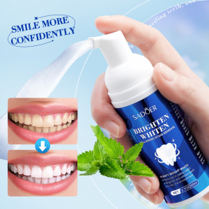 Отбеливающий мусс для зубов 2 в 1 SADOER Brighten whiten, 60мл