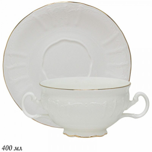 226-134 Бульонница 400 мл MARIA GOLD в под.уп.(х24)Фарфор