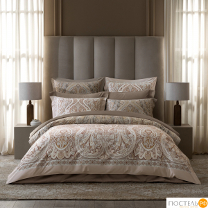 TOGAS АЛЬКАН коричн КПБ 145х200-2/240х270/50х70-2, 5 пр, роял сатин