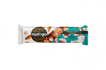 «Nut&Go», батончик с миндалём, кокосом, карамелью, 36 г (упаковка 18 шт)