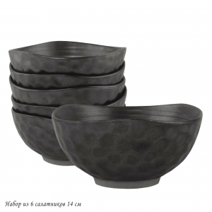 205-669 Набор из 6 салатников 14см ROCA в под.уп.(х8)Фарфор