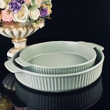 205-728 Глубокое блюдо для запекания 30,5см в под.уп.(х12)Фарфор