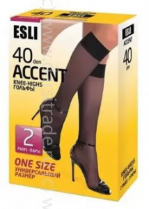 Гольфы женские Accent new 40 Conte [2 пары] Дроп