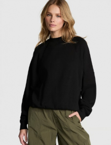 Campus Fleece™ Mock-Neck Sweatshirt