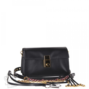 Сумка женская кожаная 1431TH black  Polina&Eiterou