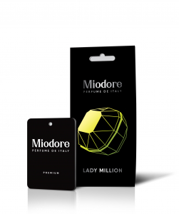 Ароматизатор воздуха MIODORE - Lady million (подвесной картонный)