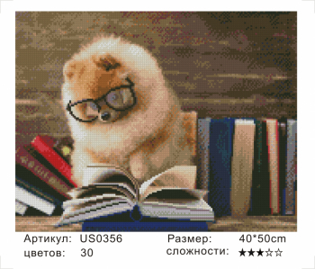 US0356 Без подрамника мозаика 40*50