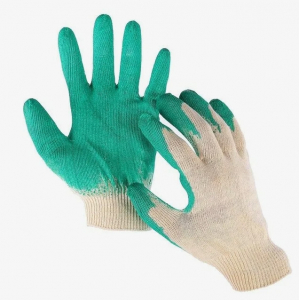 Перчатки с 1-слойным латек.покр10шт