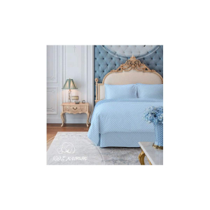 Пододеяльник Виши голубой бязь