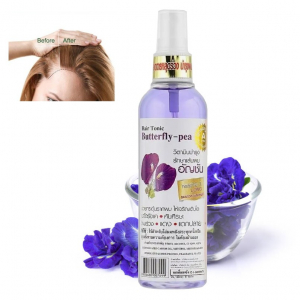 Тоник для кожи головы против выпадения и для роста волос с мотыльковым горошком Genive, 120 мл. Таиланд