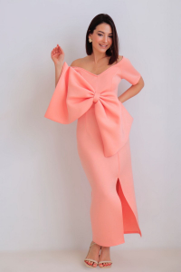 15934 Праздничное платье с объемным бантом (остаток: 46)