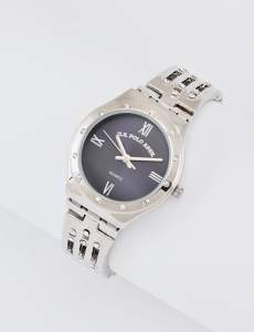 LADIES SILVER ANALOG BRACELET WATCH