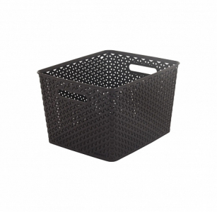 Коробка для хранения MY STYLE L темно-коричневая