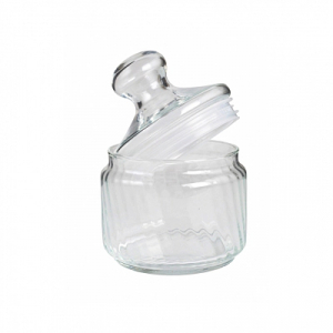 Банка для продуктов STRIPED 0.5л с крышкой