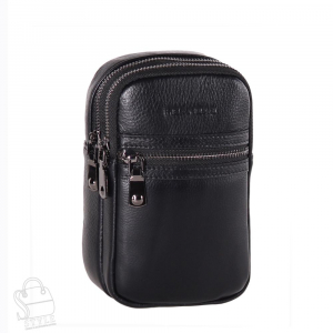 Рюкзак мужской кожаный 22-6158FH black Heanbag