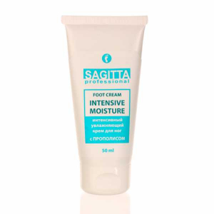 Крем для ног увлажняющий с прополисом INTENSIVE MOISTURE, 50 мл Sagitta