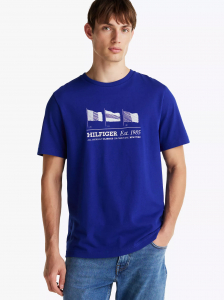 Embroidered Hilfiger Flags T-Shirt