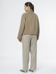 Теплая куртка из пальтовой ткани