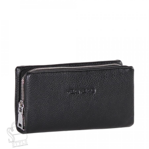 Клатч мужской кожаный 66142H black Heanbag в Новосибирске