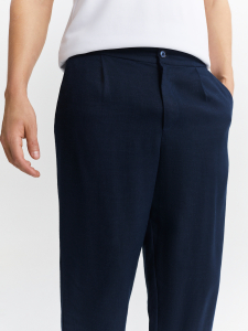 Брюки со льном