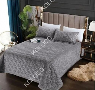 Велюровое стеганое покрывало Премиум 