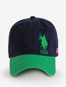 BOYS TWILL COLORBLOCK BIG SIDE LOGO HAT
