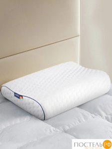 MedSleep МЕМОРИ ЭРГО КУЛ бел Подушка анатомическая 58x39x10/12, 1 пр., плстр/пенополиуретан