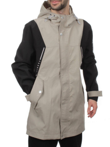 350 BLACK BEIGE Ветровка мужская FASHION (100% полиэстер)