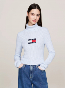 Tommy Jeans Cropped Turtleneck Sweater